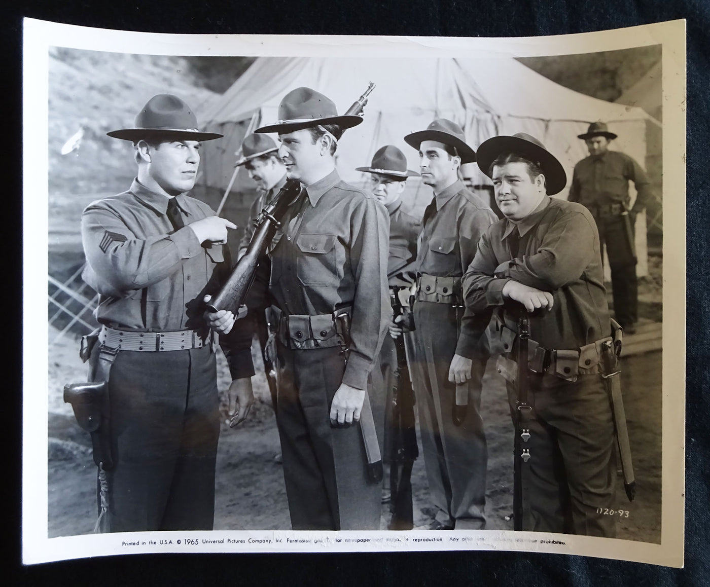 Abbott And Costello Buck Privates-Army (1965) Lobby Card (Fine Condition) Bud Abbott, Lou Costello
