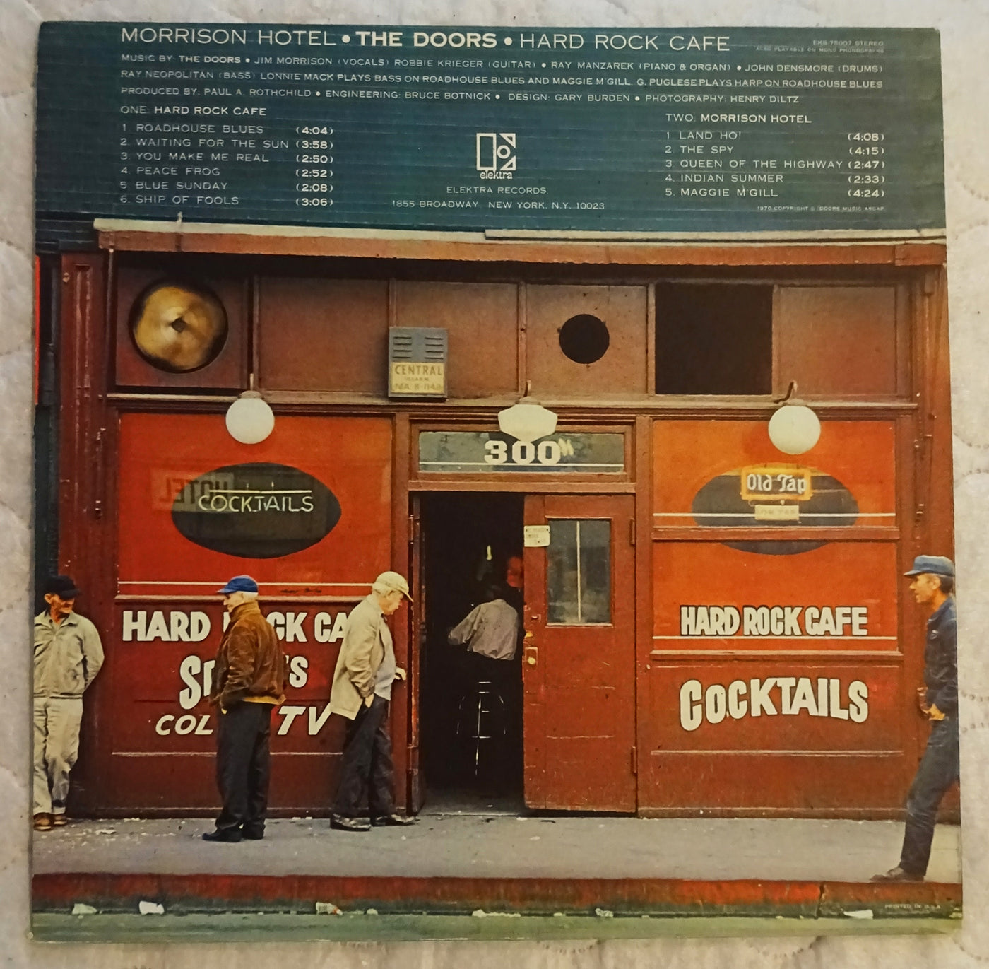 The Doors Morrison Hotel (1970) Vinyl LP 33rpm EKS-75007