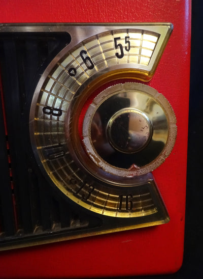 Motorola 'Cool' Red Handle Radio 1950s