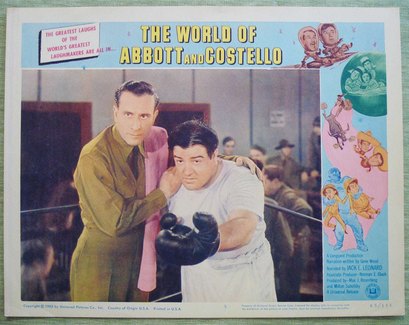 The World of Abbott and Costello (1965) Original Lobby Card (Fine to Very Fine) Bud Abbott, Lou Costello