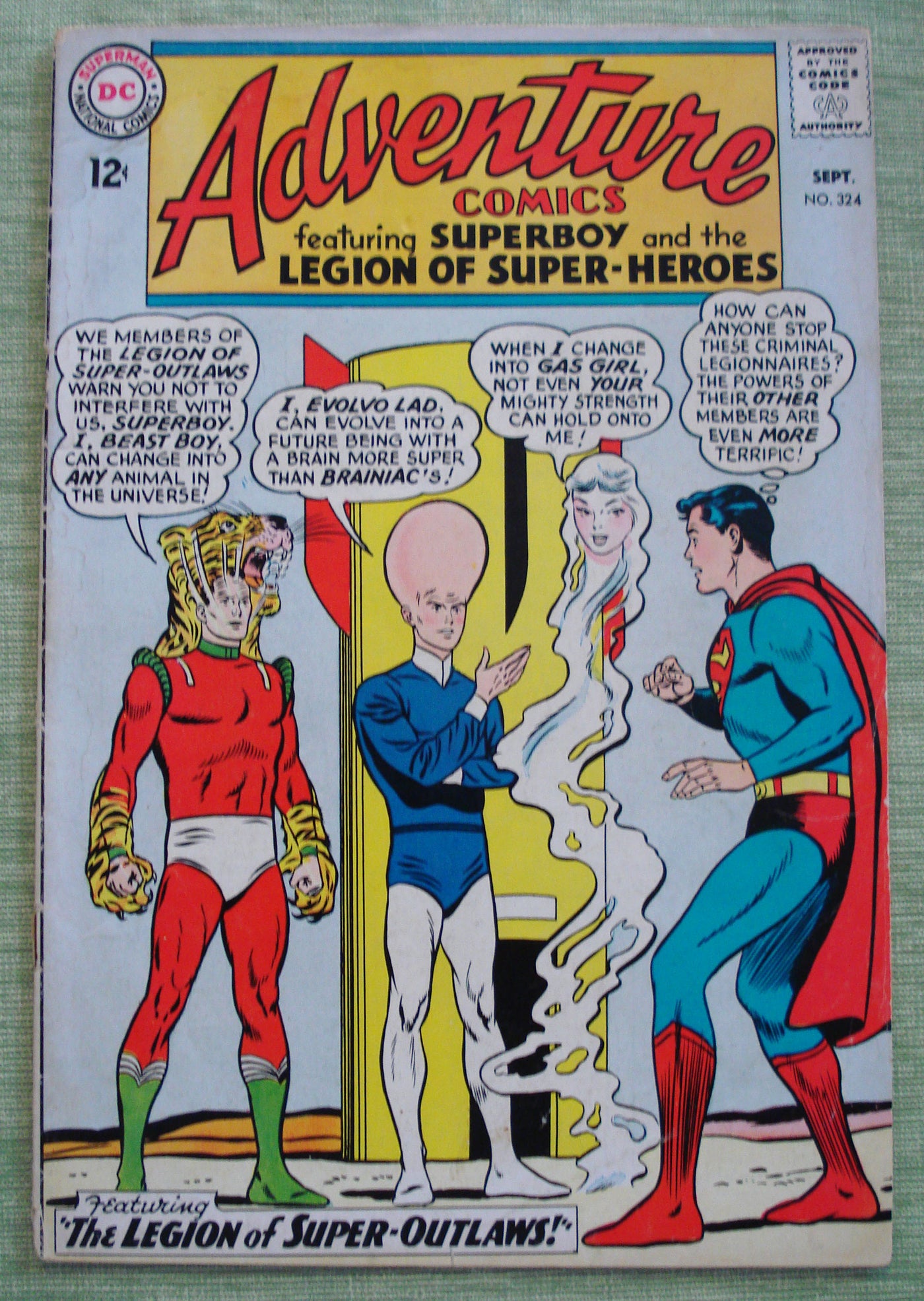 Adventure Comics #324 DC Comics September 1964
