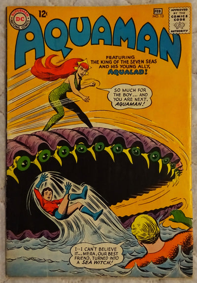 Aquaman And Aqualad #13 DC Comics February 1964