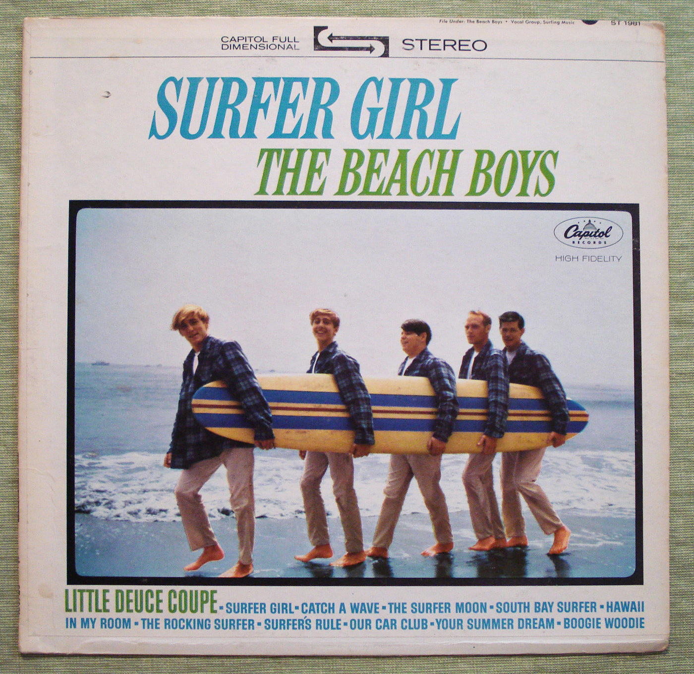 The Beach Boys Surfer Girl Vinyl LP 33rpm ST1981