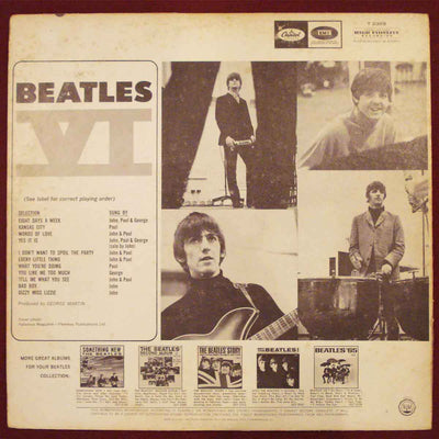 Beatles VI (Mono) (1965) Vinyl LP 33rpm T2538