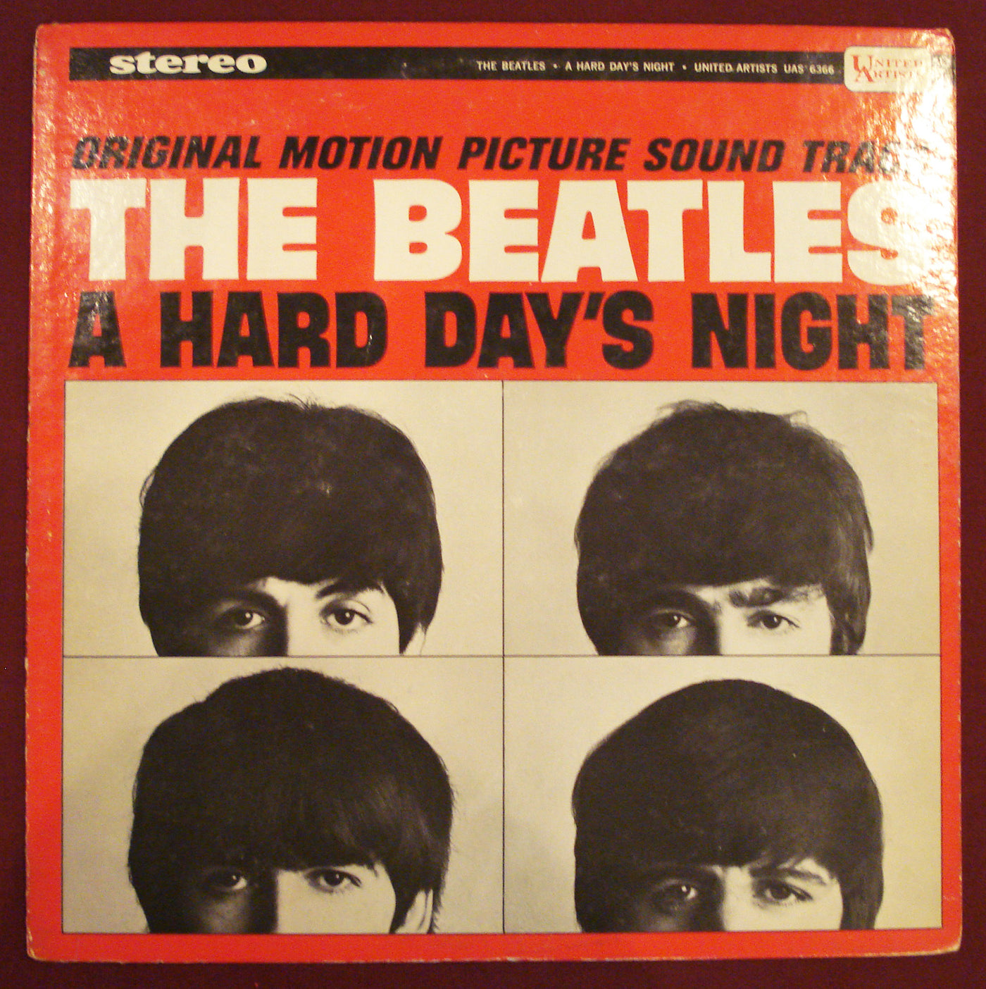 The Beatles A Hard Day's Night (1964) Vinyl 33rpm UAS6366