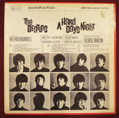 The Beatles A Hard Day's Night (1964) Vinyl 33rpm UAS6366