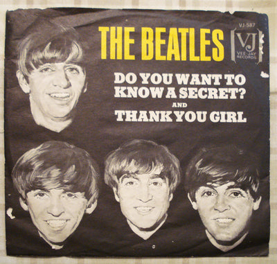 The Beatles Do You Want To Know A Secret?-Thank You Girl (1963) Vinyl Single 45rpm VJ-587