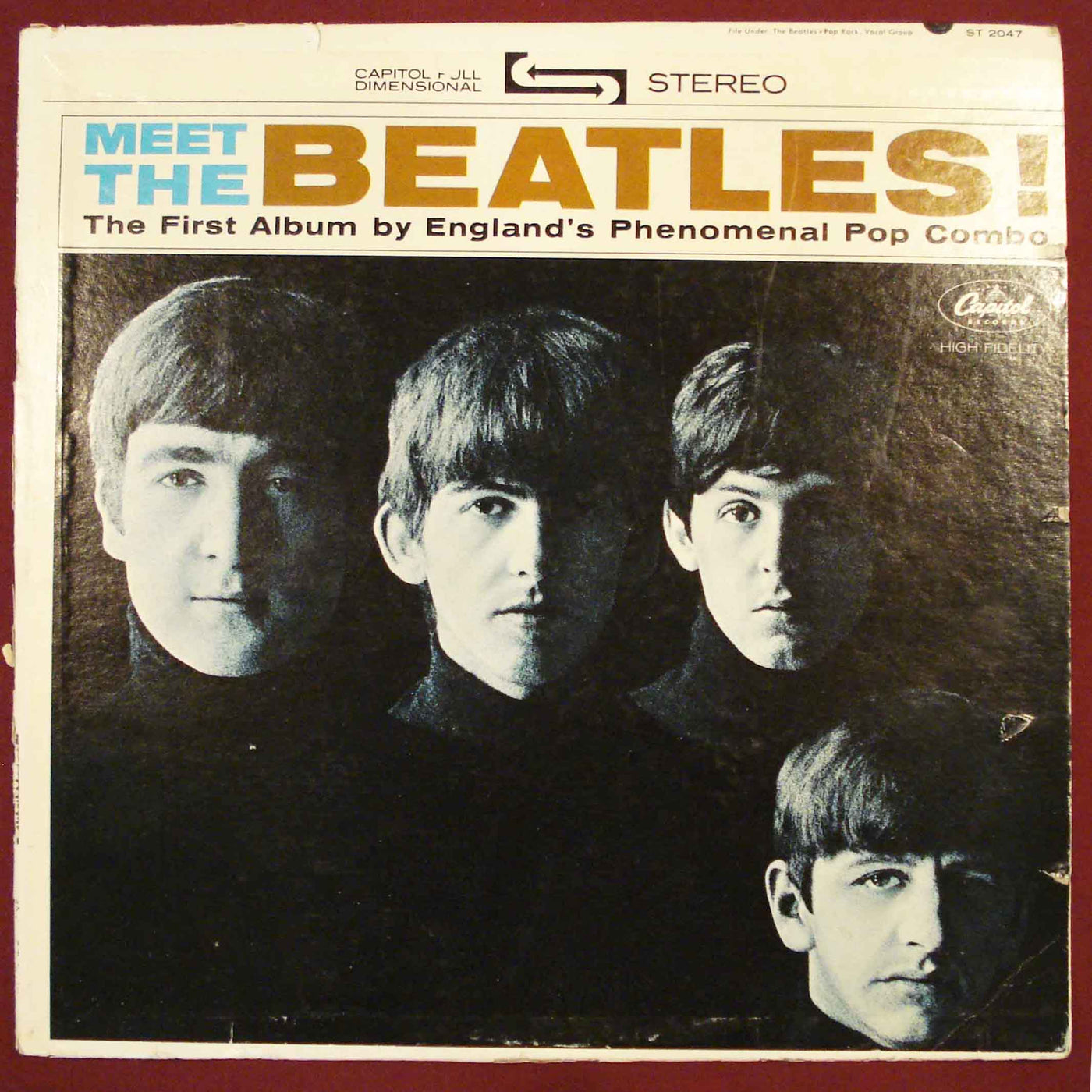 The Beatles - Meet the Beatles Stereo (1964) Vinyl LP 33rpm ST2407