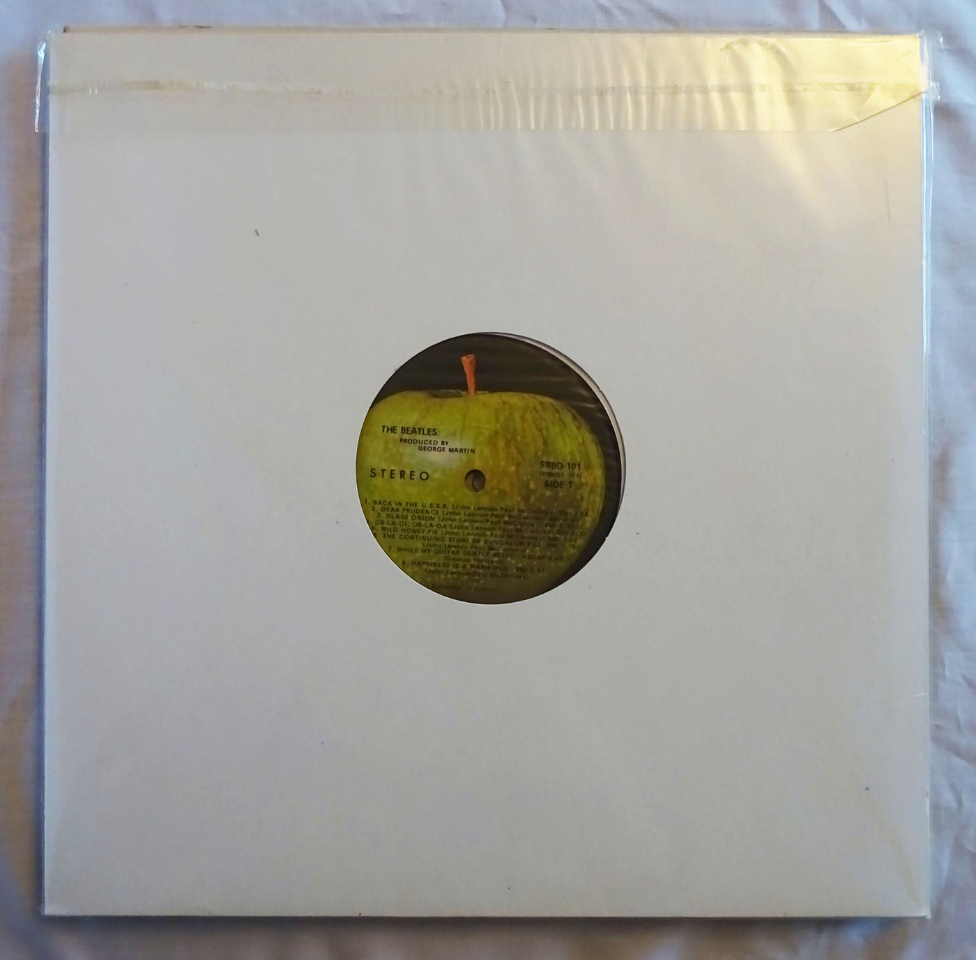 The Beatles - The White Album #10087 (1968) Vinyl LP 33rpm SWBO101