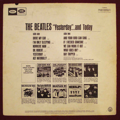 The Beatles - Yesterday and Today 2nd State Butcher Block Cover (1966), Vinyl LP 33rpm, T2553