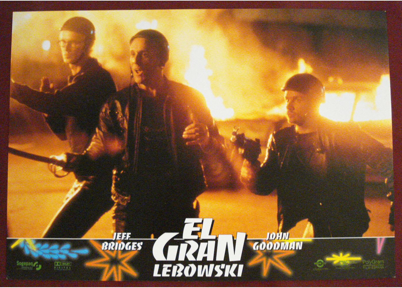 The Big Lebowski - El Gran Lebowski (1998) Set Of 10 Lobby Cards (Fine condition) Coen Brothers, Jeff Bridges, John Goodman