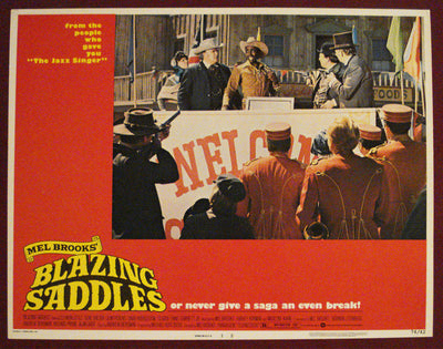 Blazing Saddles (1974) Lobby Card (Fine condition) Mel Brooks, Gene Wilder, Cleavon Little (set of 8)