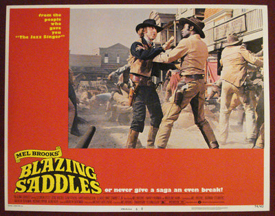 Blazing Saddles (1974) Lobby Card (Fine condition) Mel Brooks, Gene Wilder, Cleavon Little (set of 8)