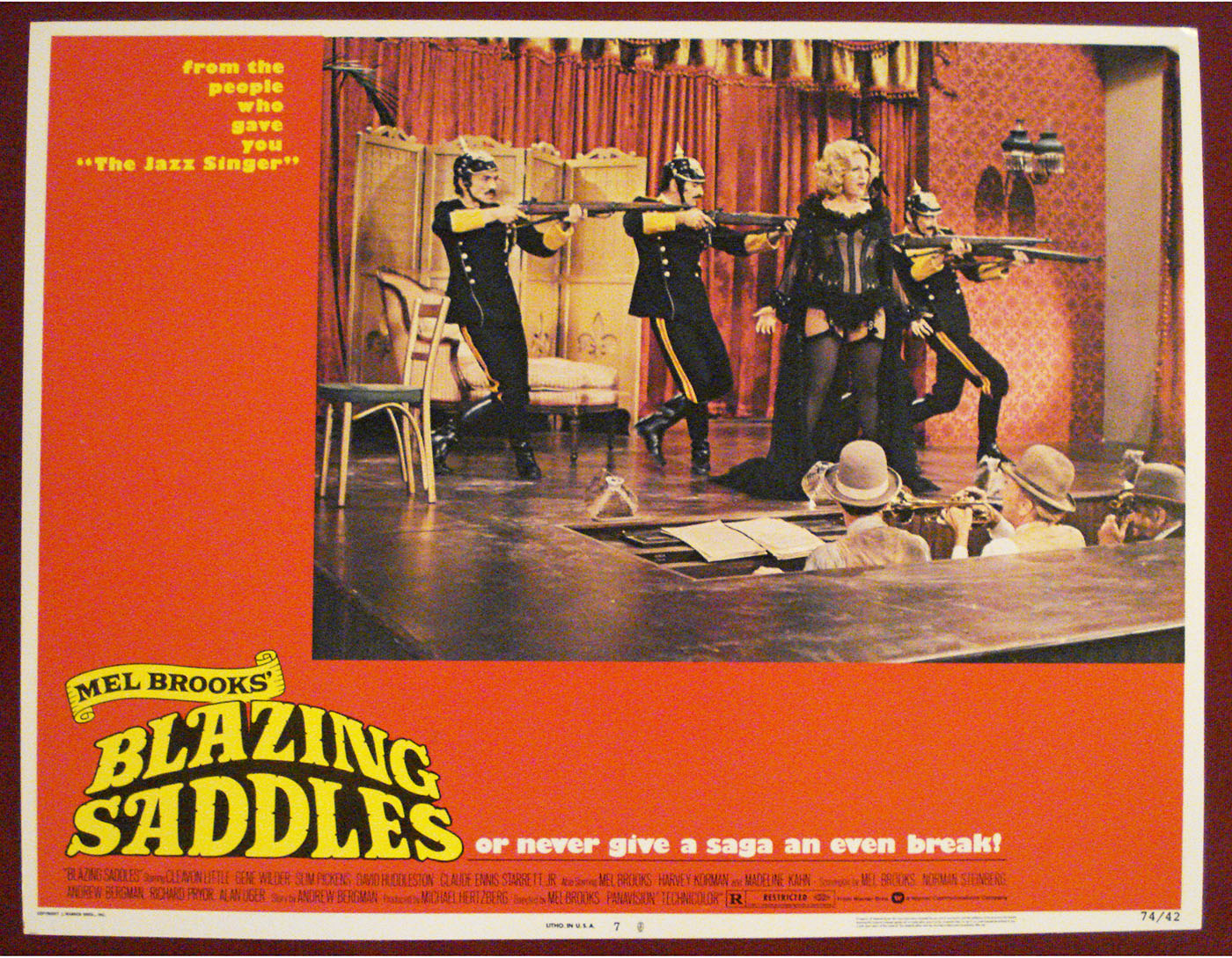 Blazing Saddles (1974) Lobby Card (Fine condition) Mel Brooks, Gene Wilder, Cleavon Little (set of 8)