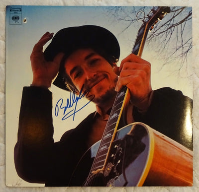 Bob Dylan Nashville Skyline (1969) Vinyl LP 33rpm 9825 Autographed by Bob Dylan