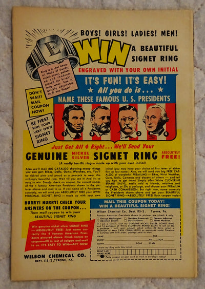 The Brave And The Bold presents Cave Carson Adventures Inside Earth #33 DC Comics January 1960