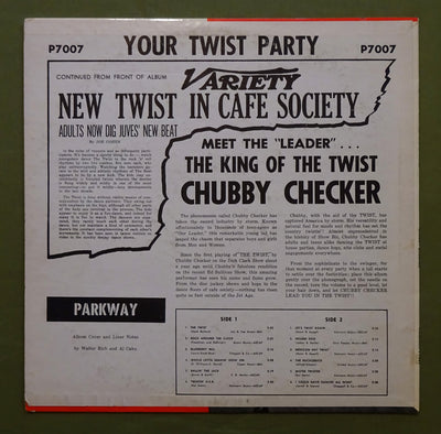 Chubby Checker - Your Dance Party with the King of Twist, Vinyl LP 33rpm P7007