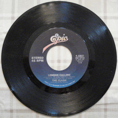 The Clash - London Calling-Train In Vain (1979) Vinyl Single 45rpm 9-50851
