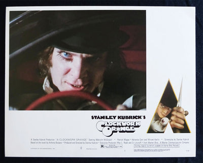 A Clockwork Orange (1971) Original UK Lobby Cards (set of 8) (Fine to Very Fine) Stanley Kubrick, Malcolm McDowell