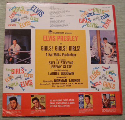 Elvis Presley - Girls Girls Girls Vinyl LP 33rpm LPM-2621
