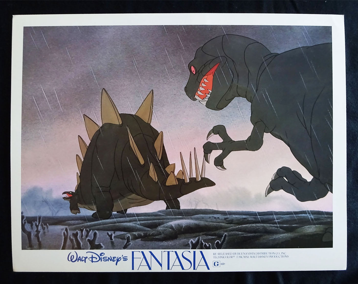 Fantasia Lobby Cards Envelope + 8 (11x14) Full Color Scenes Very Fine Condition Re-Release