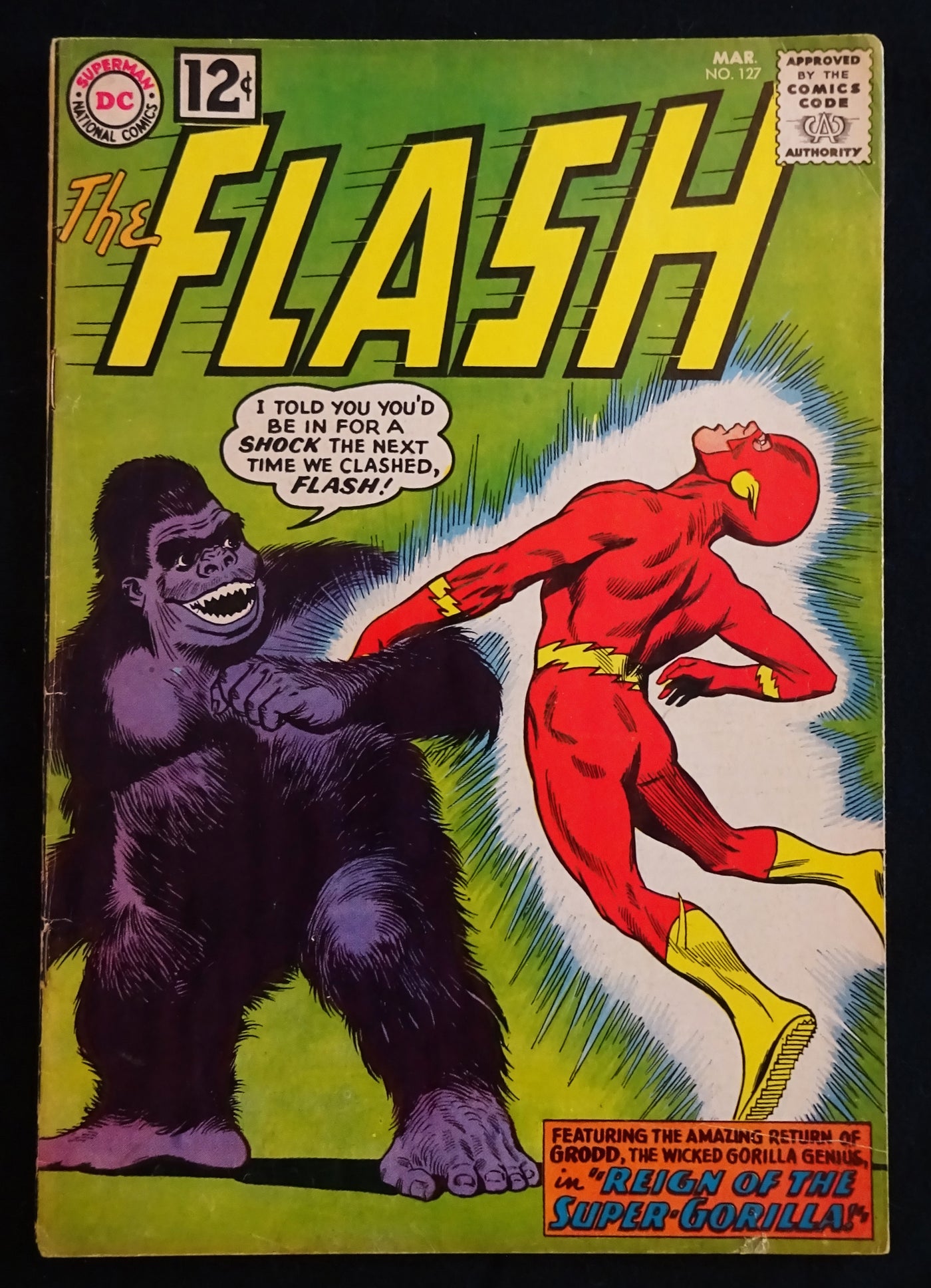 The Flash #127 DC Comics March 1962