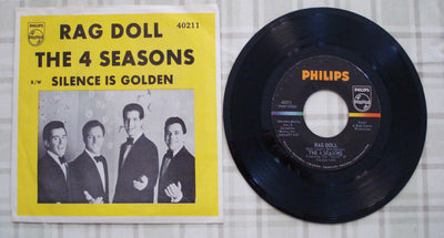 The Four Seasons - Rag Doll-Silence Is Golden (1964) Vinyl Single 45rpm 40211 PHW1-32690