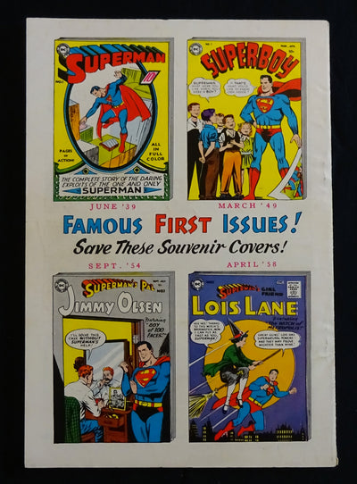 Giant Superman Annual #1 DC Comics 1960