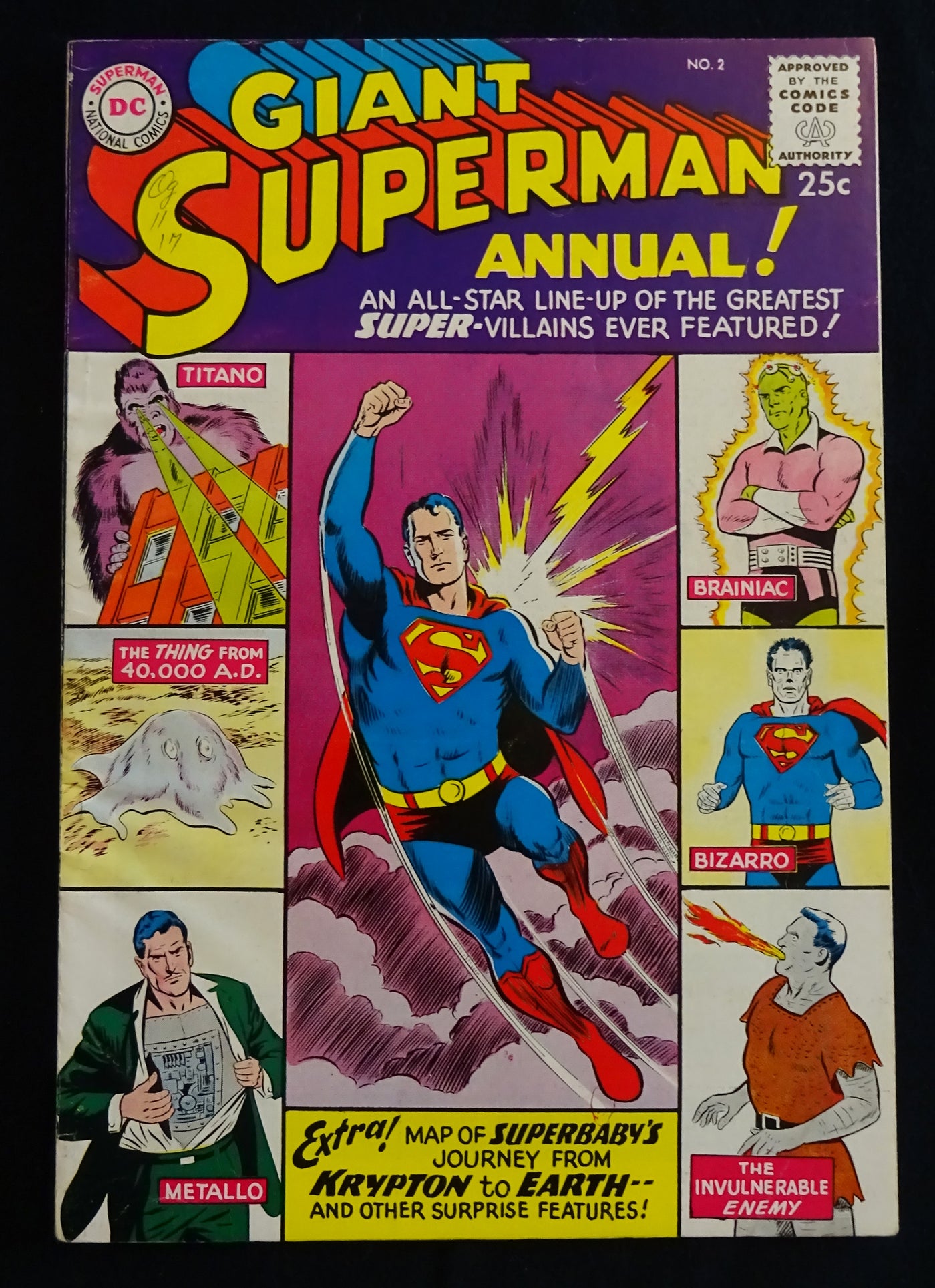 Giant Superman Annual #2 DC Comics 1960