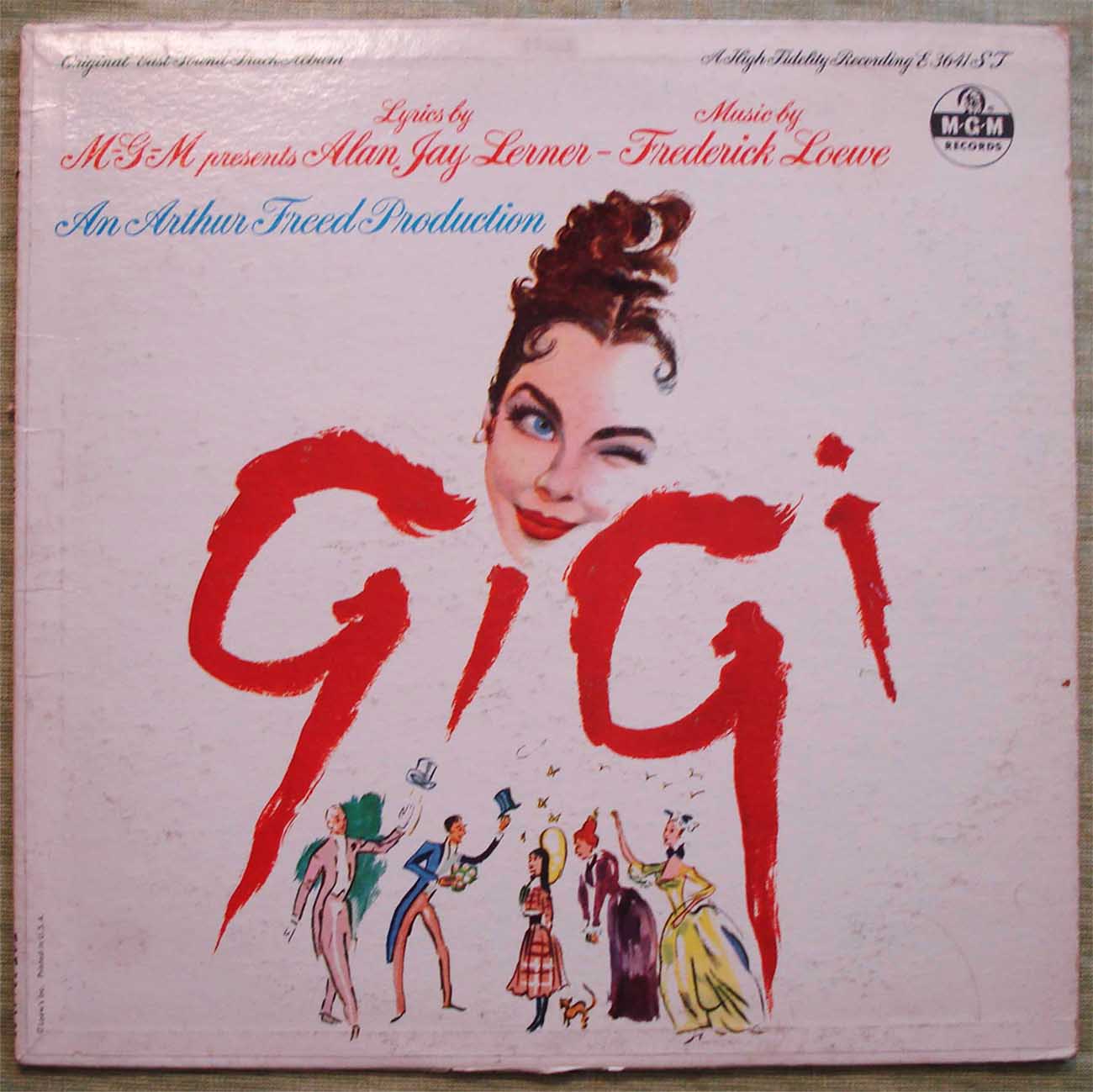 Gigi Original Cast Sound Track Album (1959) Vinyl LP 33rpm E3641ST