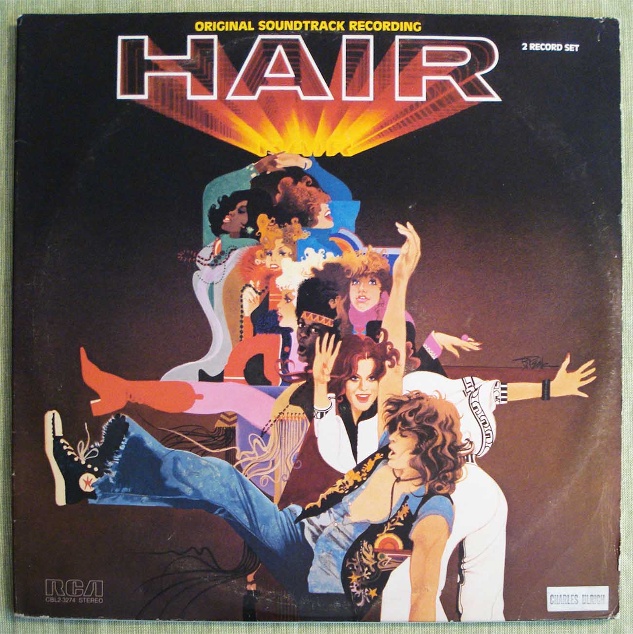 Hair Movie Soundtrack (1979) Vinyl LP 33rpm CBL2-3274
