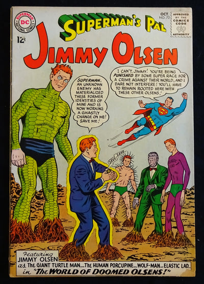 Superman's Pal Jimmy Olsen #72 DC Comics October 1963