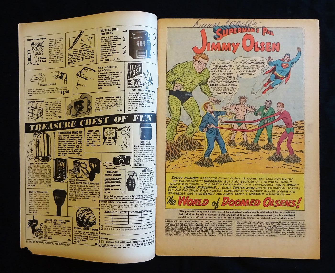 Superman's Pal Jimmy Olsen #72 DC Comics October 1963