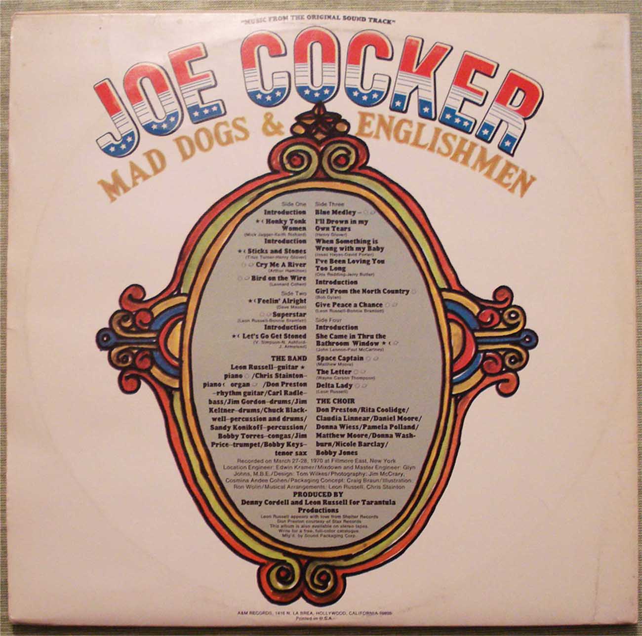 Joe Cocker - Mad Dogs and Englishmen (1971) Vinyl LP 33rpm SP6002