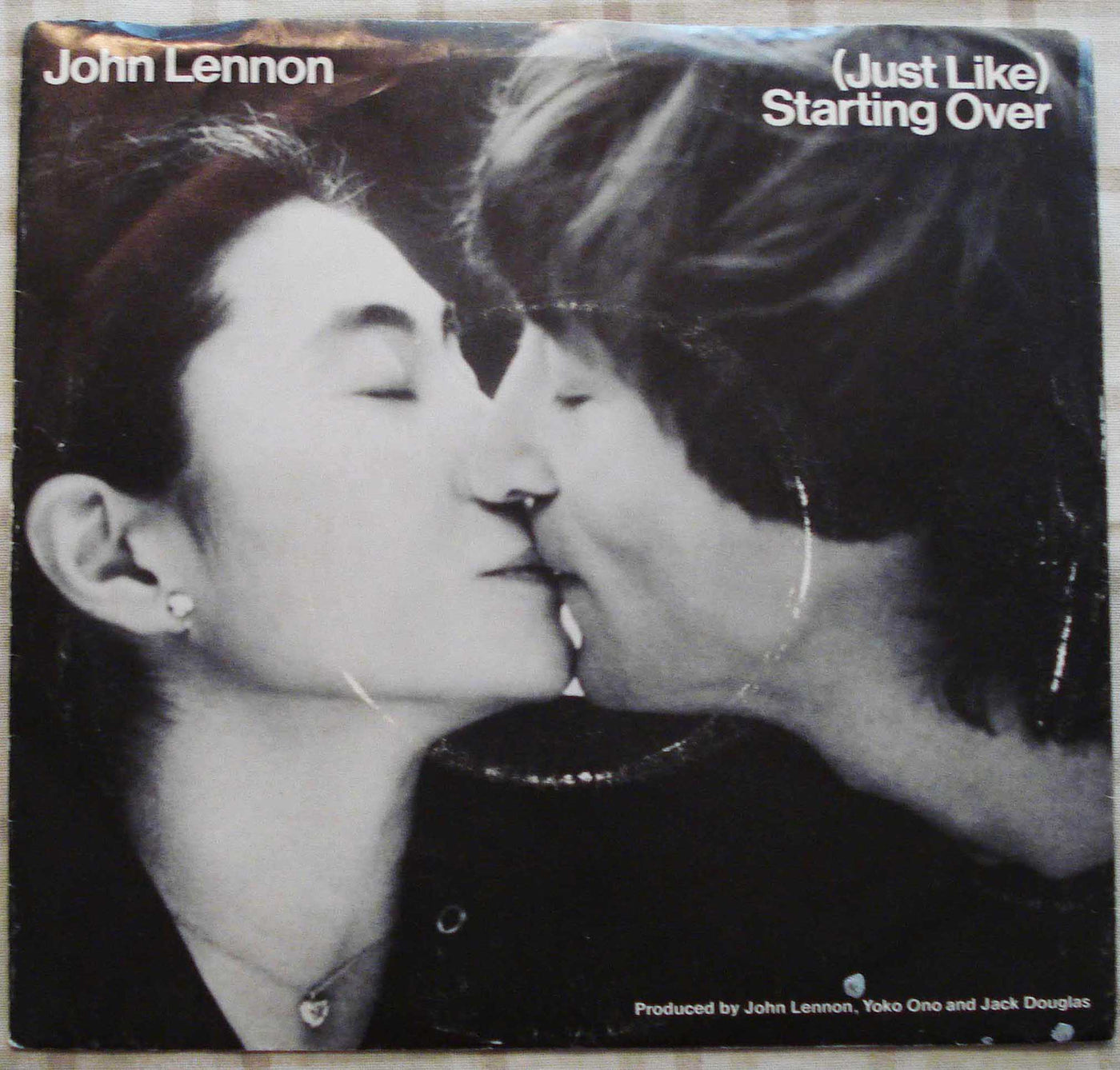 John Lennon - Just Like Starting Over - Yoko Ono - Kiss Kiss Kiss (1980) Vinyl Single 45rpm GEF49604