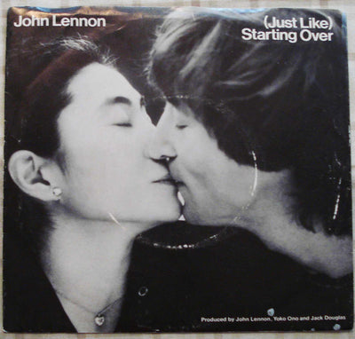 John Lennon - Just Like Starting Over - Yoko Ono - Kiss Kiss Kiss (1980) Vinyl Single 45rpm GEF49604