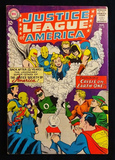 Justice League Of America #21 DC Comics August 1963