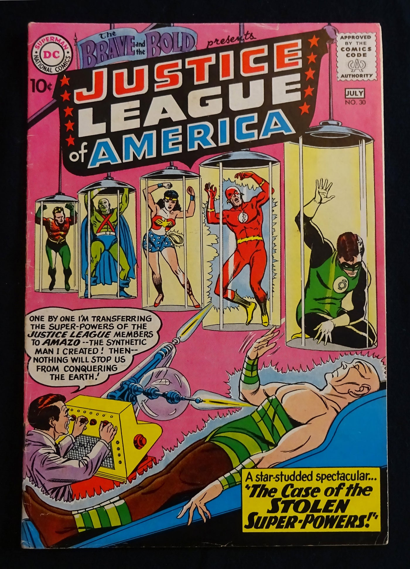 The Brave And The Bold Presents The Justice League Of America #30 DC Comics July 1960