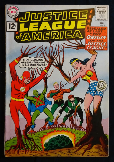 Justice League Of America #9 DC Comics February 1962