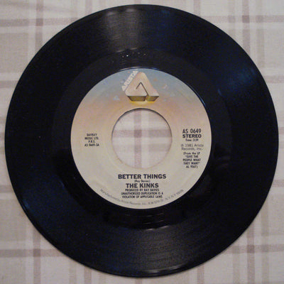 The Kinks - Better Things - Yo-Yo (1981) Vinyl Single 45rpm AS 0649