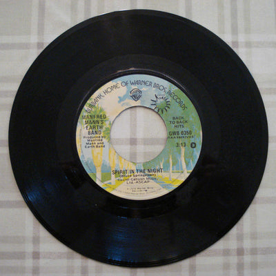 Manfred Mann's Earth Band - Blinded By The Light - Spirit In The Night (1976) Vinyl Single 45rpm GWB 0350