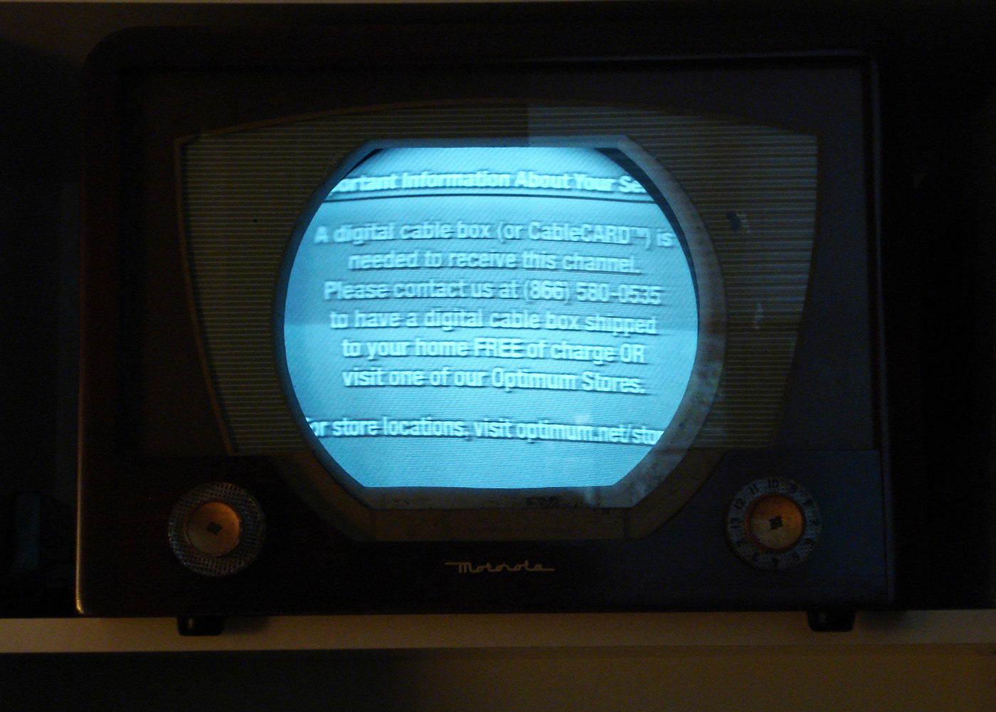 Motorola Television Set Refinished-Refurbished 1948