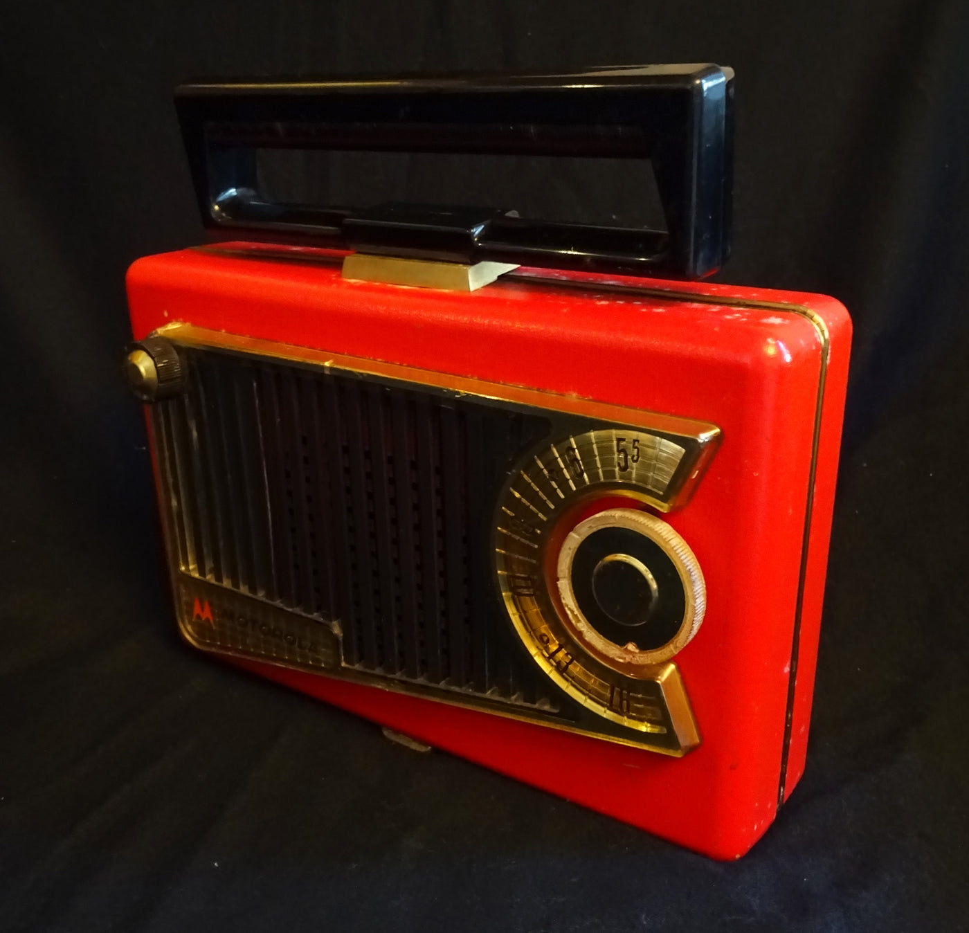 Motorola 'Cool' Red Handle Radio 1950s