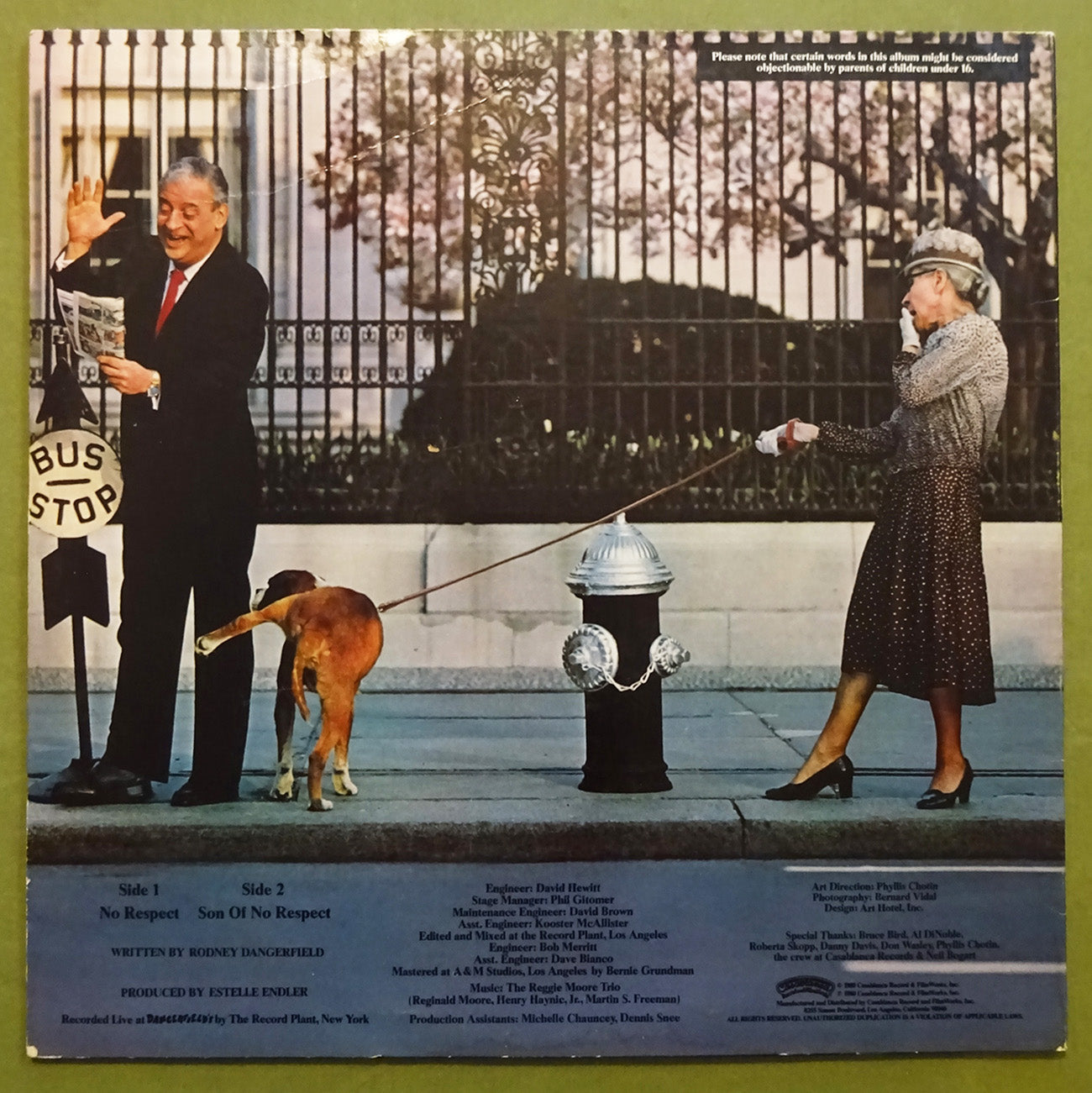 Rodney Dangerfield - No Respect (1980) Vinyl LP 33rpm NBLP7229