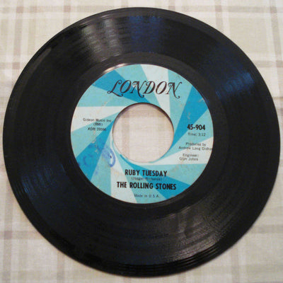 Rolling Stones - Ruby Tuesday-Let's Spend The Night Together (1967) Vinyl Single 45rpm XDR 39596