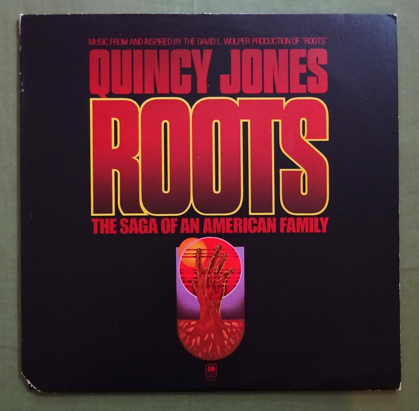 Roots Soundtrack w- Poster (1977) Vinyl LP 33rpm SP-4626
