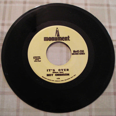 Roy Orbison - Oh Pretty Woman-It's Over (1964) Vinyl Single 45rpm Mn45-550