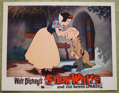 Walt Disney's Snow White & The Seven Dwarfs Envelope + 9 11x14" Lobby Cards (Re-release)