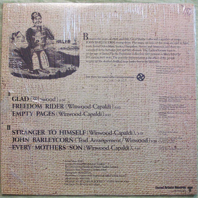 Traffic - John Barleycorn Must Die (1970) Vinyl LP 33rpm UAS5504