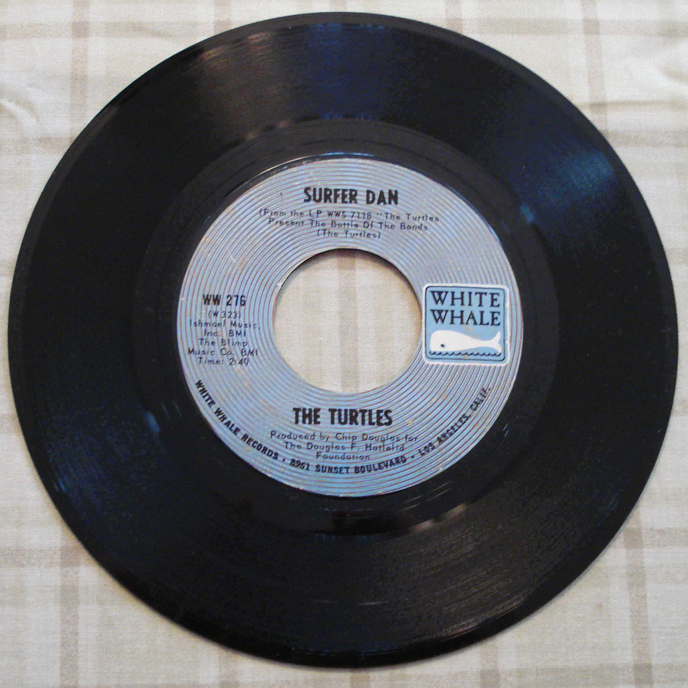 The Turtles - Elenore-Surfer Dan (1968) Vinyl Single 45rpm WW 276